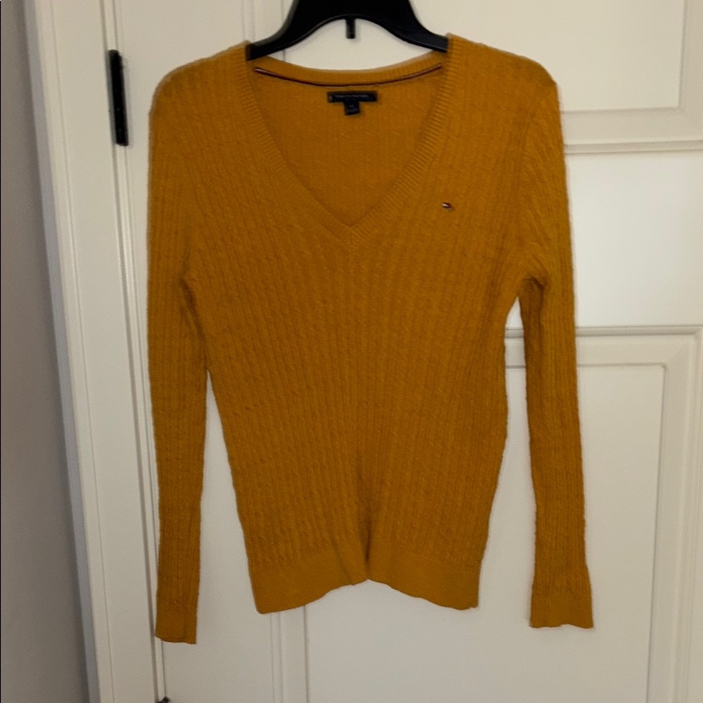 Tommy Hilfiger Women's Mustard Sweater